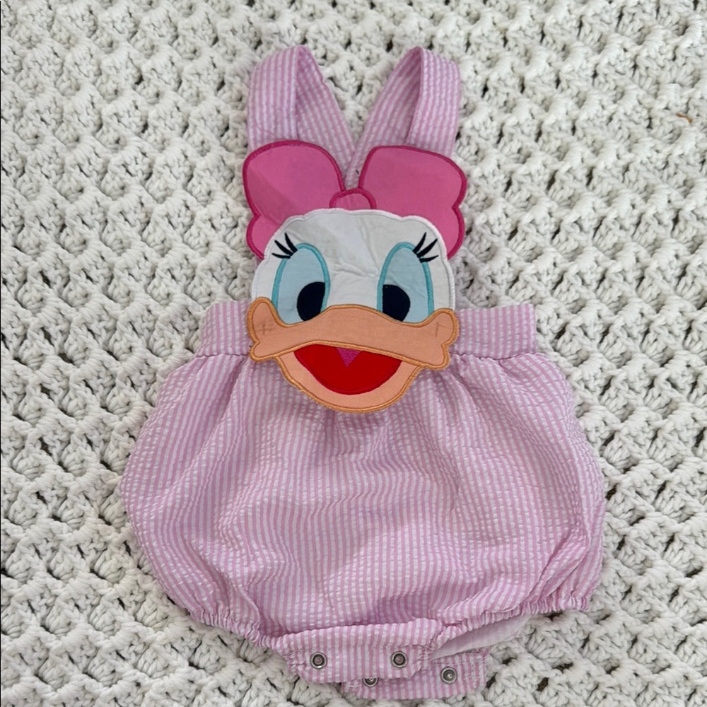Disney Pink Diaper Cover with Daisy Duck Design